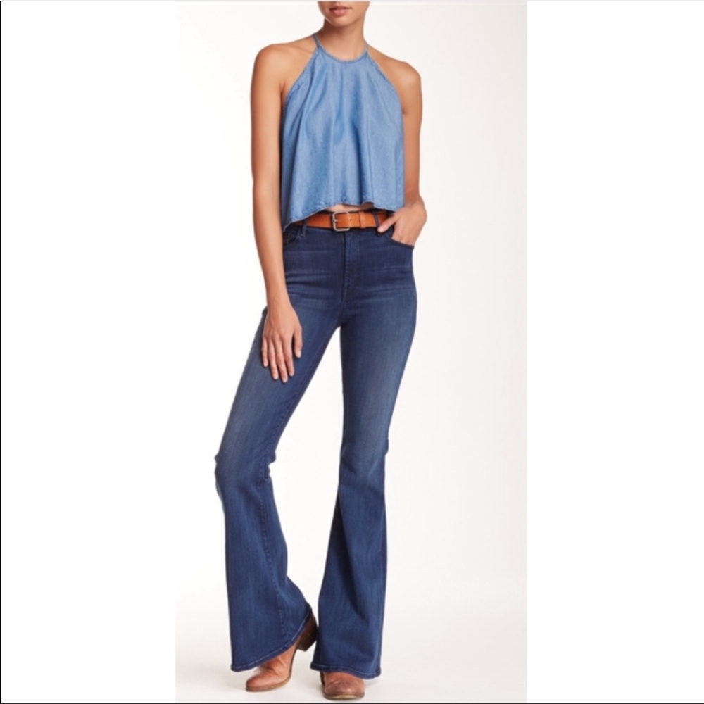 MOTHER Blue Flare Jeans (28” inseam)